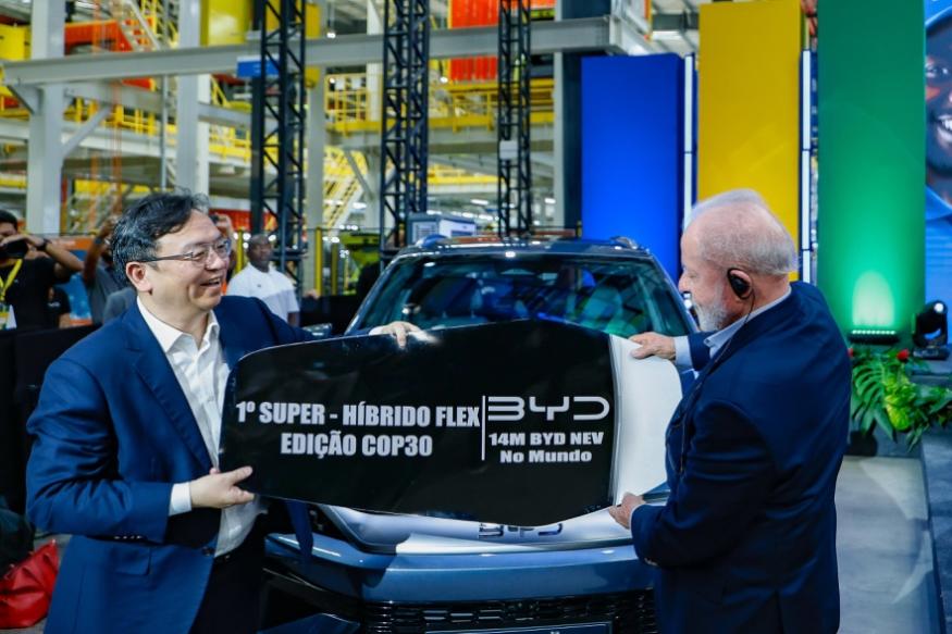 <strong>比亚迪第1400万辆新能源车在巴西工</strong>